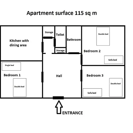 Lejlighed Retro Apartmentments Lobzowska Street Kraków